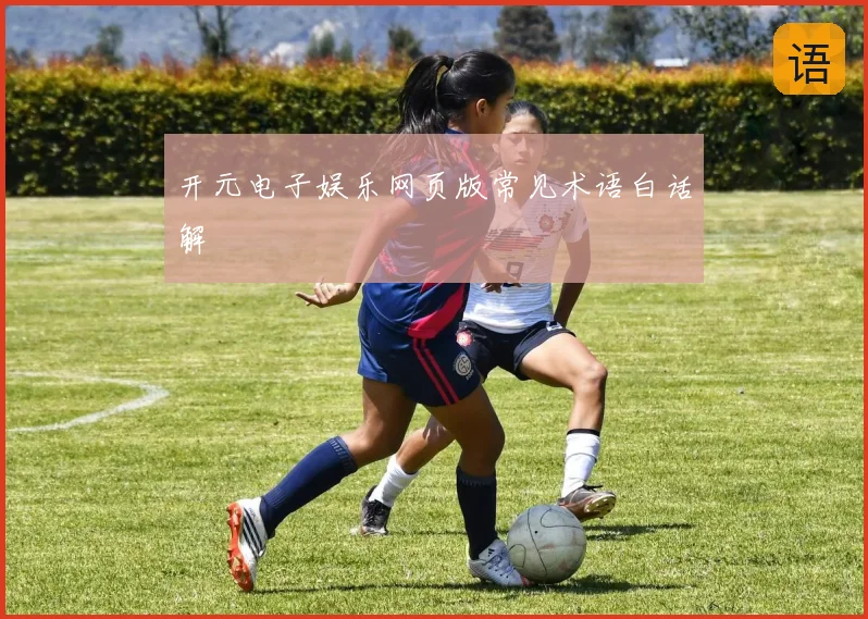开元电子娱乐网页版常见术语白话解